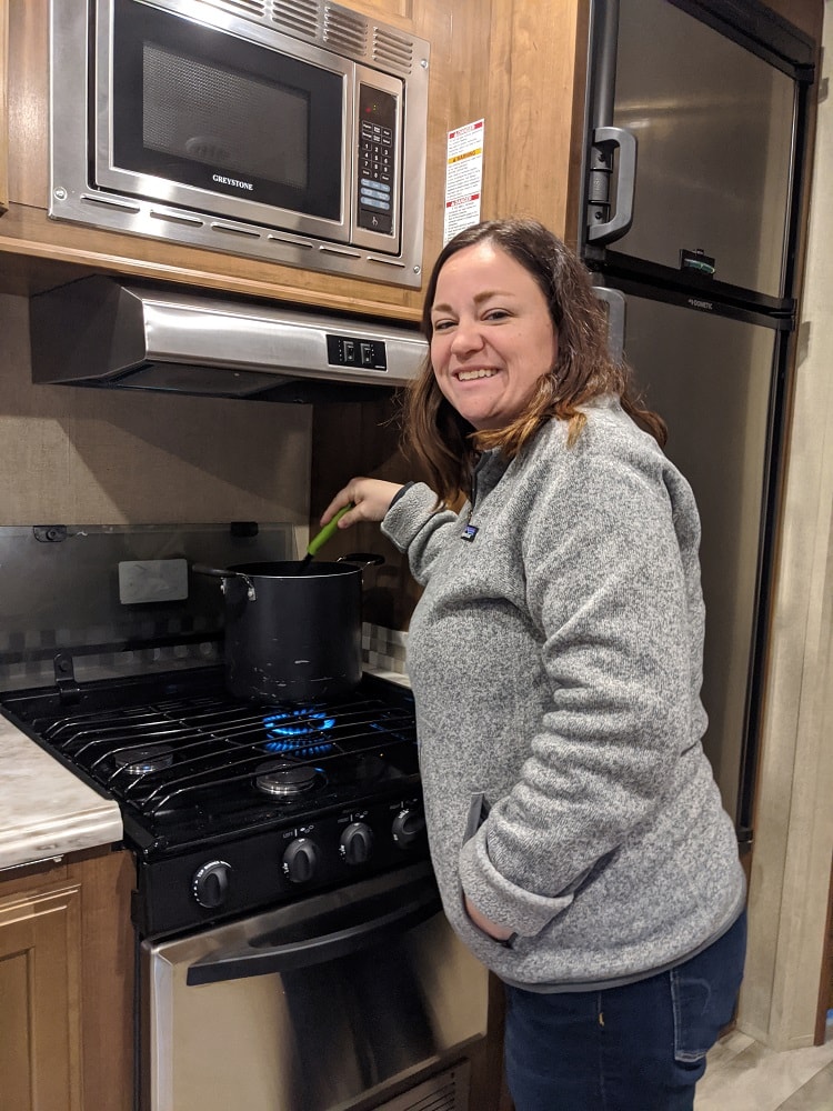 cooking in RV