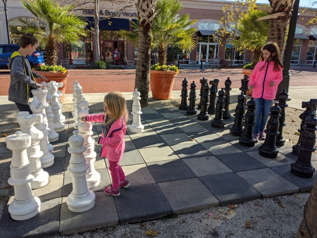 Giant chess at Market Common