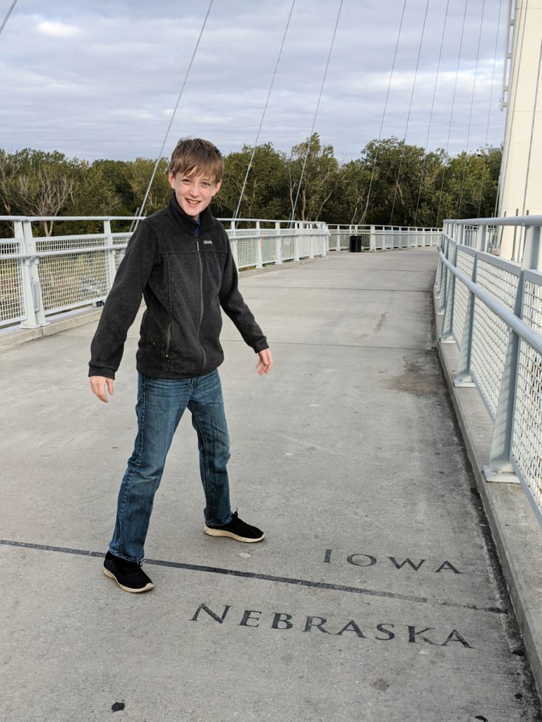 Bridge from Iowa to Nebraska