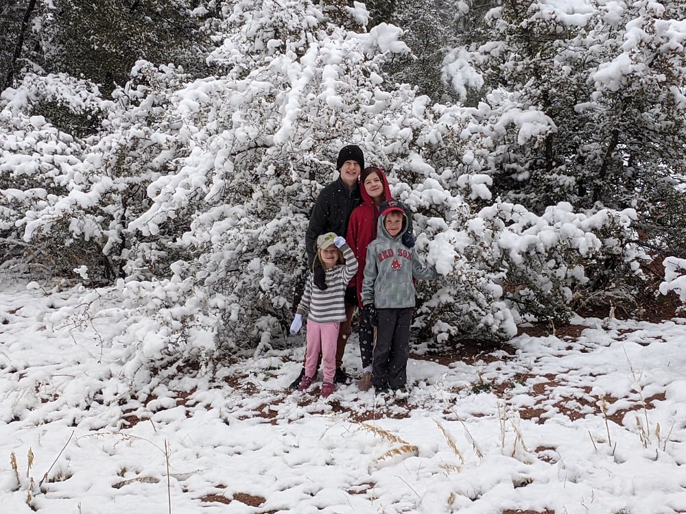 snow in Arizona