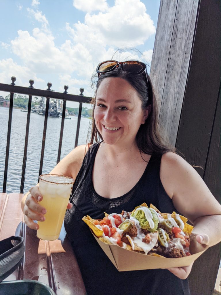 Nachos at the Mexican pavilion