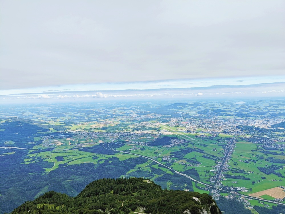 View from the Untersberg in Salzburg