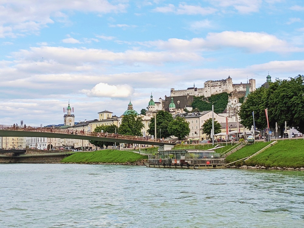 View of Salzburg from the river