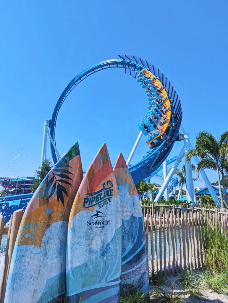 Roller Coasters - SeaWorld Orlando, Florida