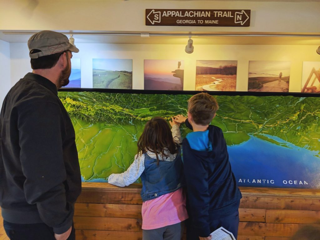 Appalachian Trail Map in Harpers Ferry